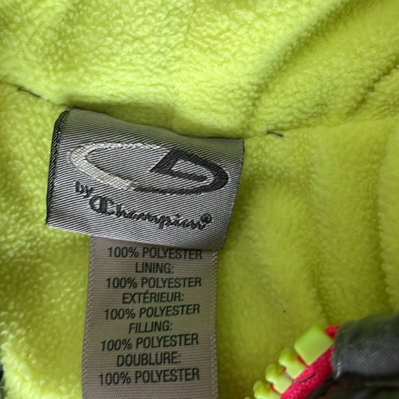 Size 18 month champion neon yellow and pink winter jacket - Picture 5 of 10